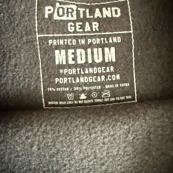 Portland Gear Red and Black Crewneck with Portland Design - Picture 6 of 6